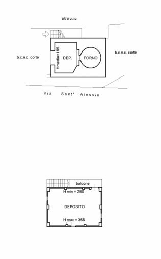 Rustico Via S.Alessio, 33, Busca - planimetria 1