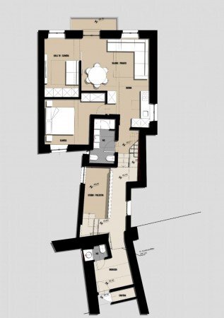 Apartment via Capolungo, Genova - floor plans 1
