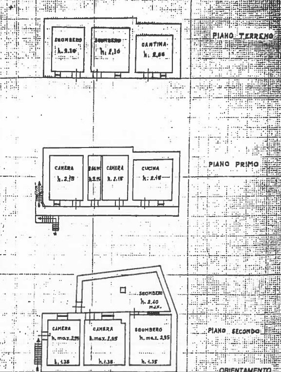 Baita Borgata Serre, Oncino - floor plans 1