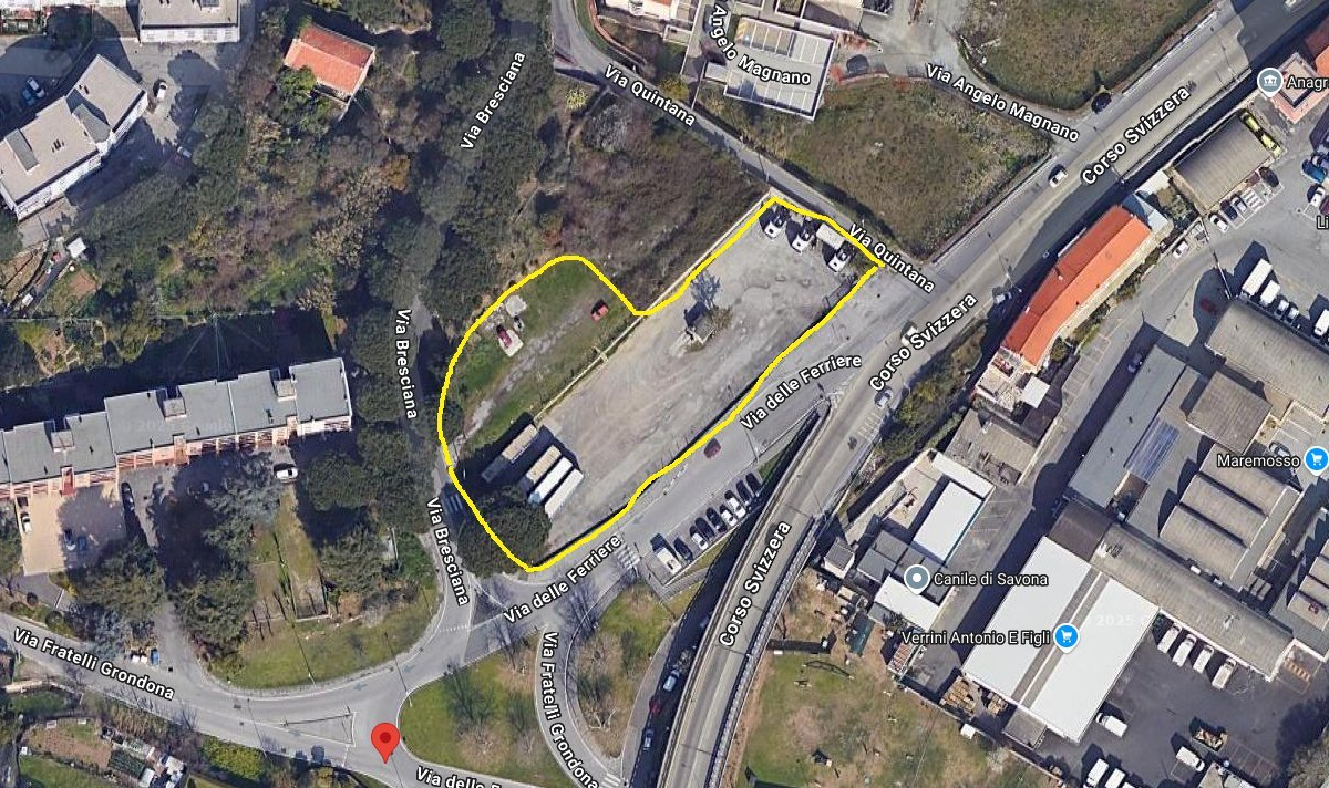 mappa area savona.png - Building land Via Fratelli Grondona 2, Savona - photo 1