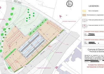 PROGETTO APPROVATO AREA SAVONA.jpeg - Terreno edificabile Via Fratelli Grondona 2, Savona - foto 3