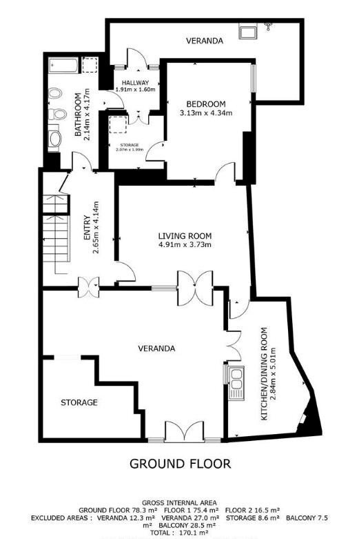 Independent house Castrignano del Capo - floor plans 1