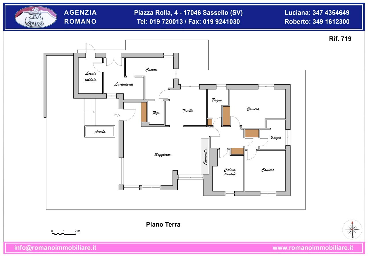 rif 719 - Sassello Loc. Pratobadorino 2D .jpg - Villa Sassello - planimetria 1