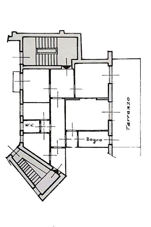 Attico via Lucullo, 3, Roma (zona Centro Storico) - planimetria 1