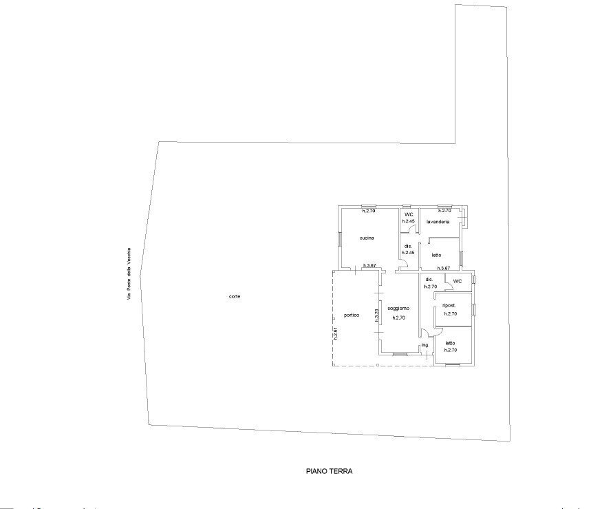 Villa Unifamiliare Ravenna - planimetria 1