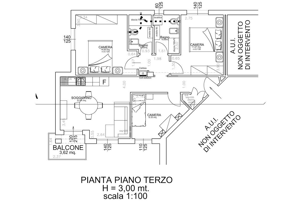 Appartamento Cervia - planimetria 1