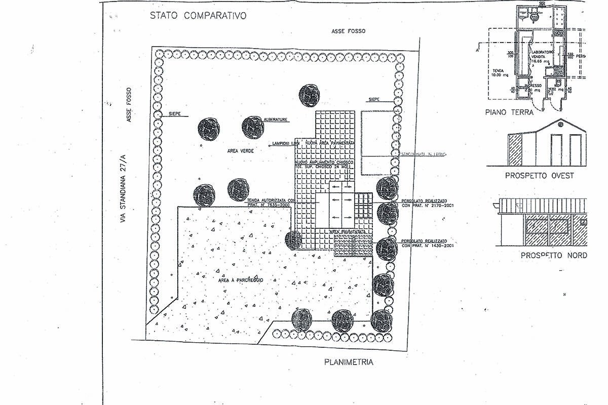 Attività Commerciale Ravenna - planimetria 1