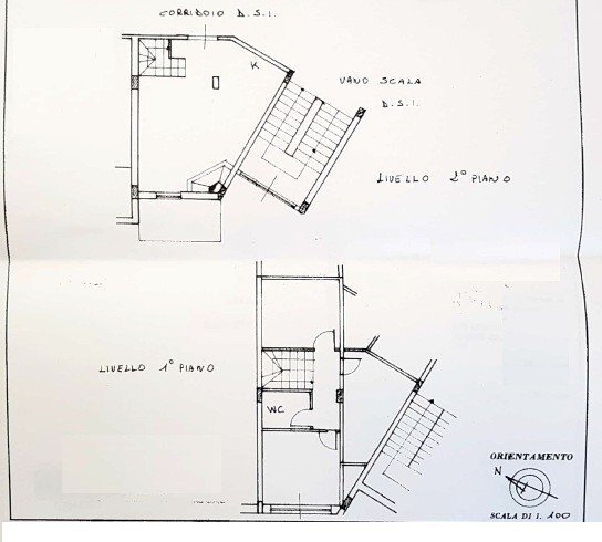 Four-room apartment via dell'Anello, Rieti - floor plans 1
