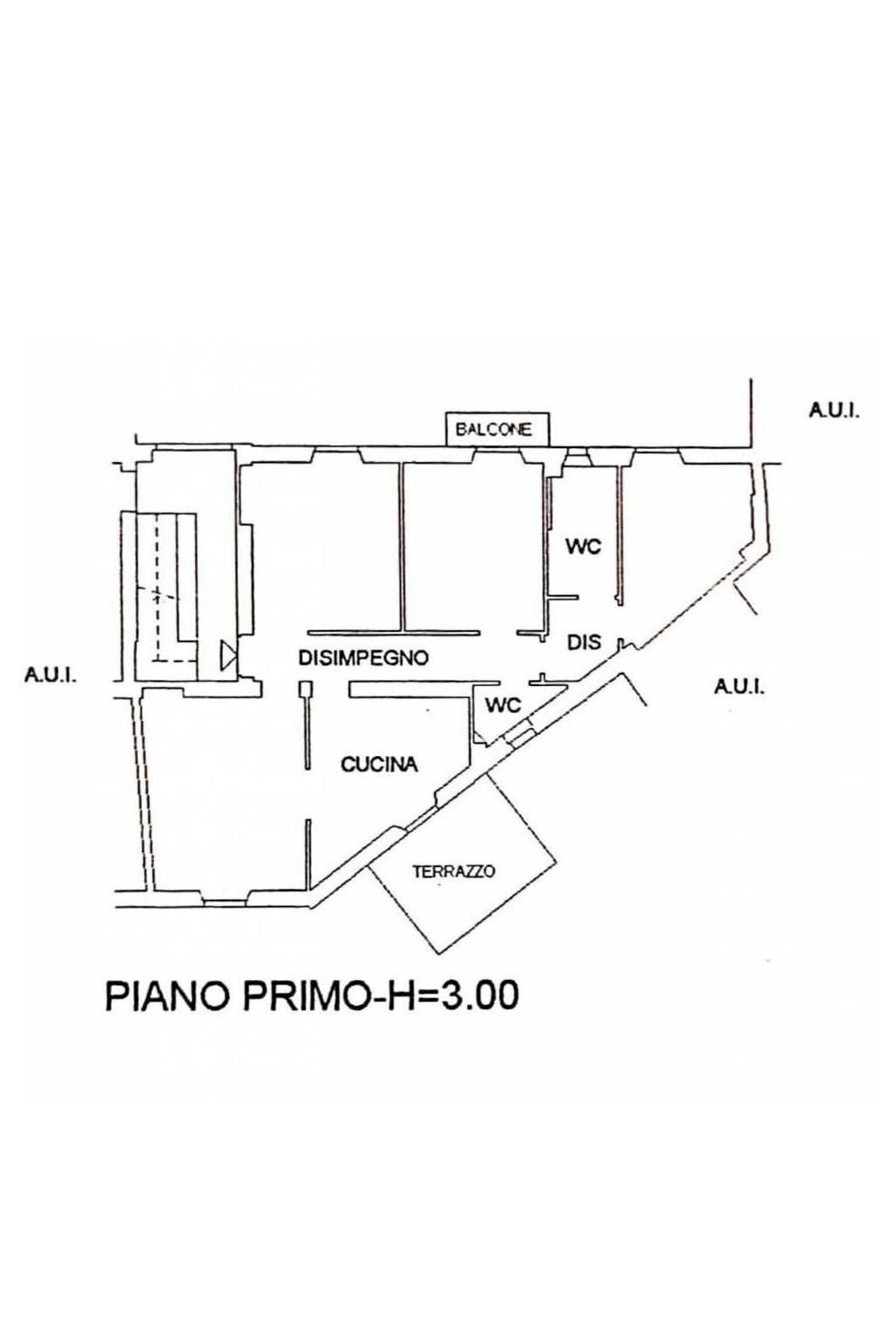 Quadrilocale vicolo Santa Chiara, 3, Varese - planimetria 1
