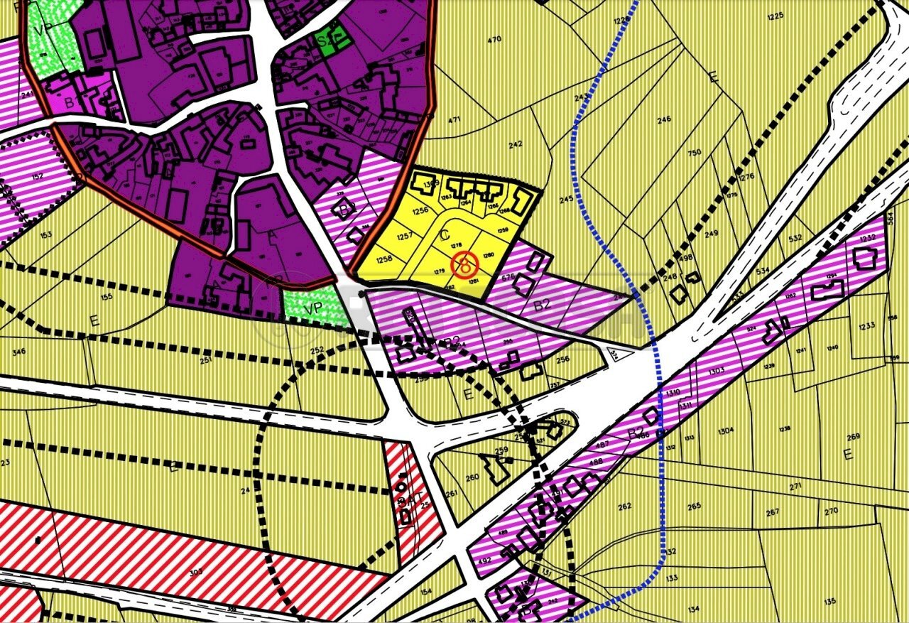 PIANO REGOLATORE - Building land Via Giuseppe Filippo Renati 9, Gonars - floor plans 1