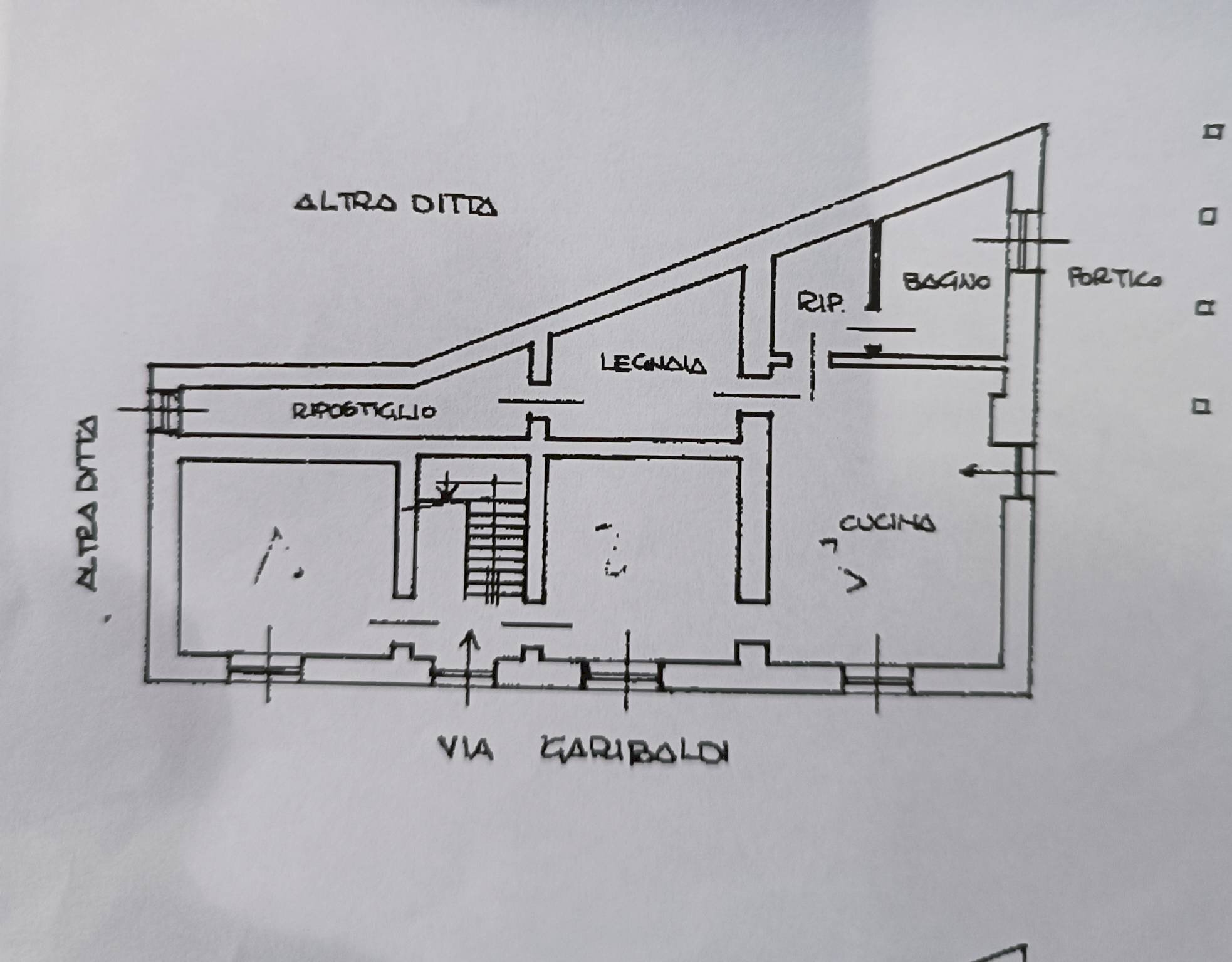 Rustic via Roma, Penango - floor plans 1