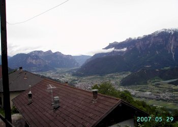 boccheri vista dal poggiolo verso borgo - Maso Boccheri, Roncegno Terme - foto 24