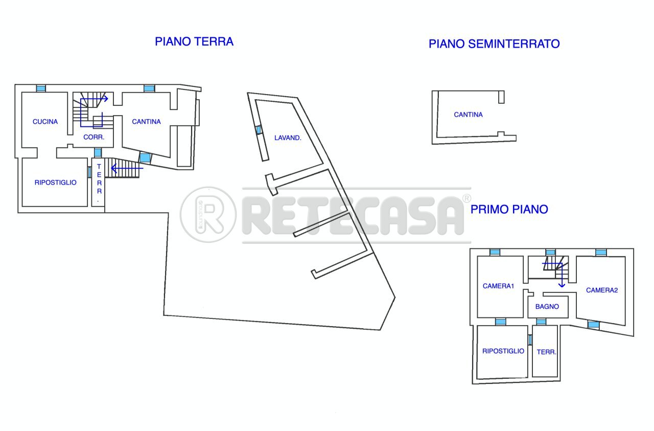 PLANIMETRIA - Villa a Schiera Via Guglielmo Marconi 9, Torreano - planimetria 1