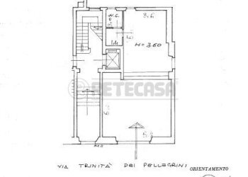 Plan. Trinita loc. comm.JPG - One-room apartment Via del Conservatorio 34, Roma - photo 16