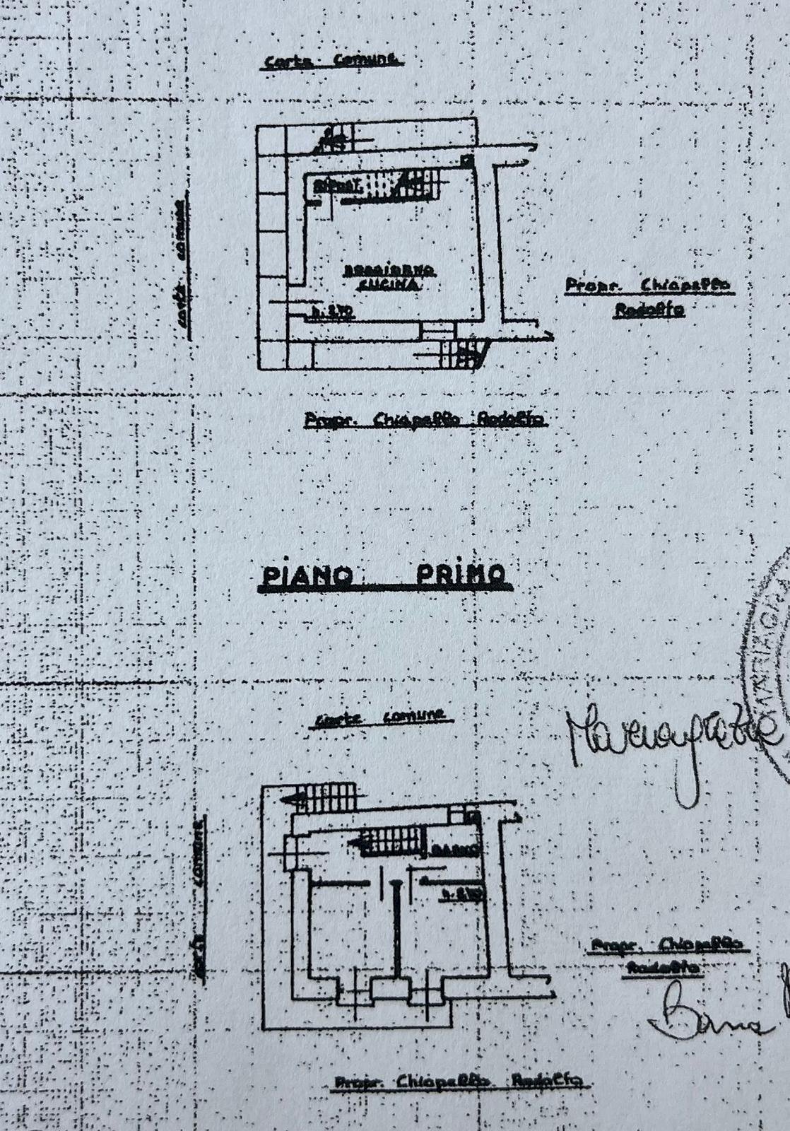 Casa semi indipendente Borgata Damiano, snc, Montemale di Cuneo - planimetria 1