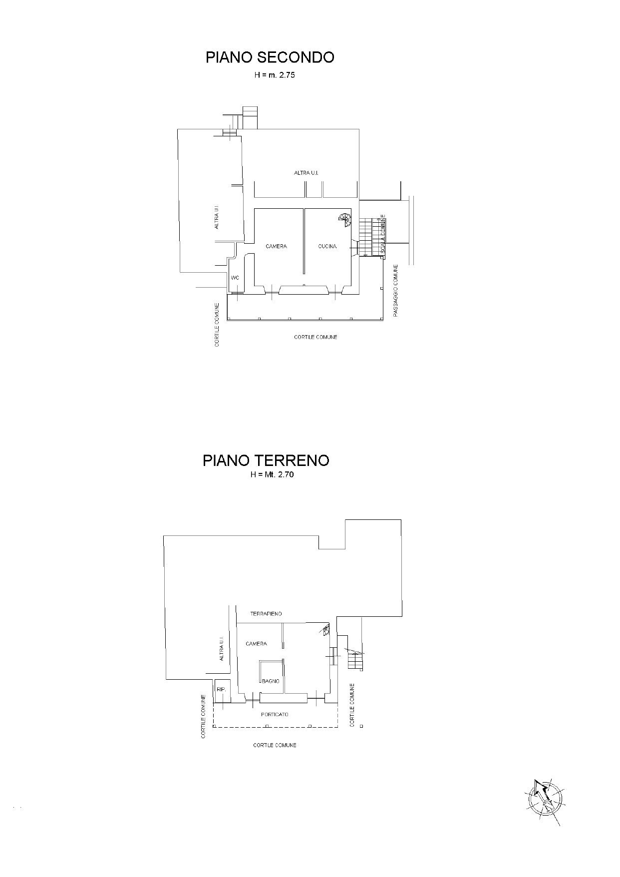 Casa per ferie via Generale Martinat, 4, Perrero - planimetria 1
