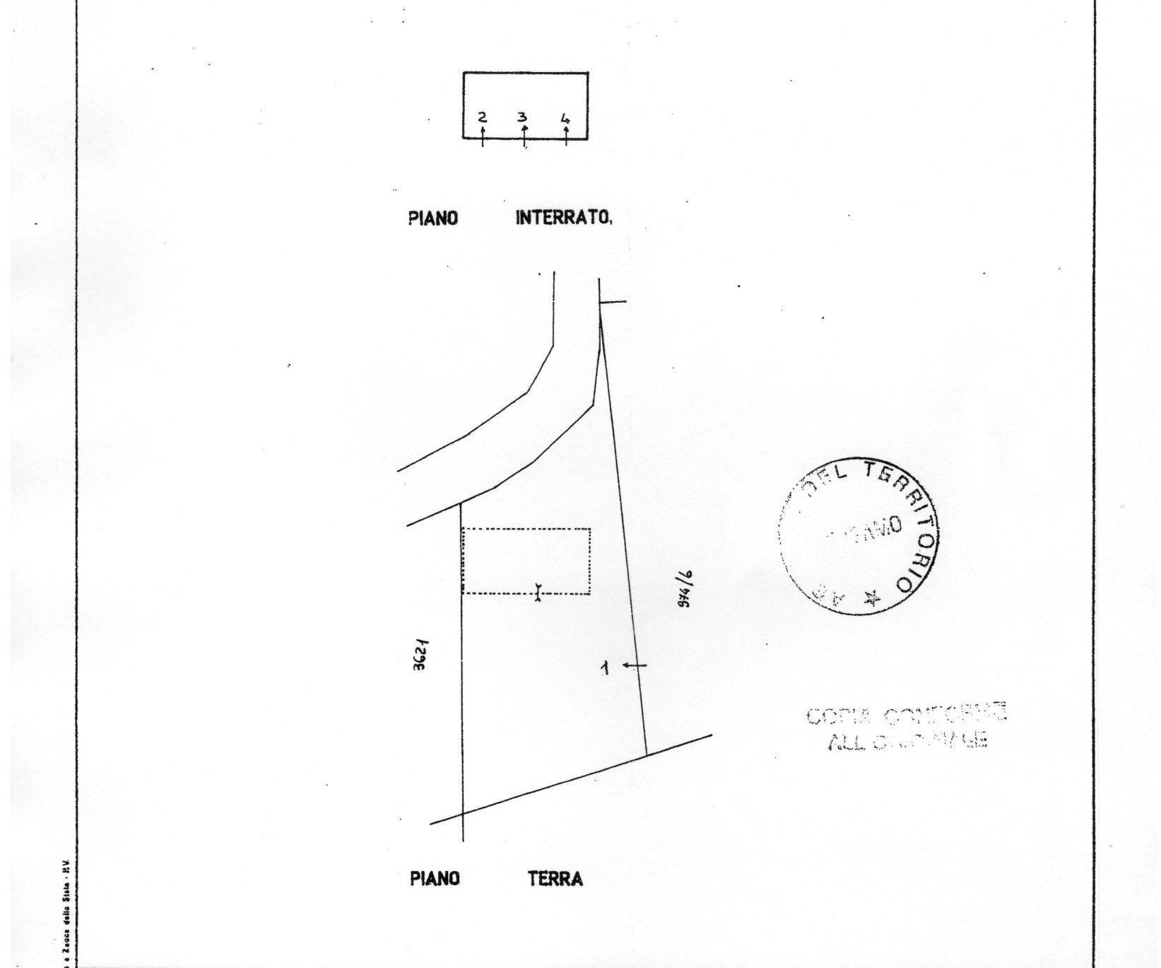 Ristorante via Olimpiadi, Valtorta - planimetria 1