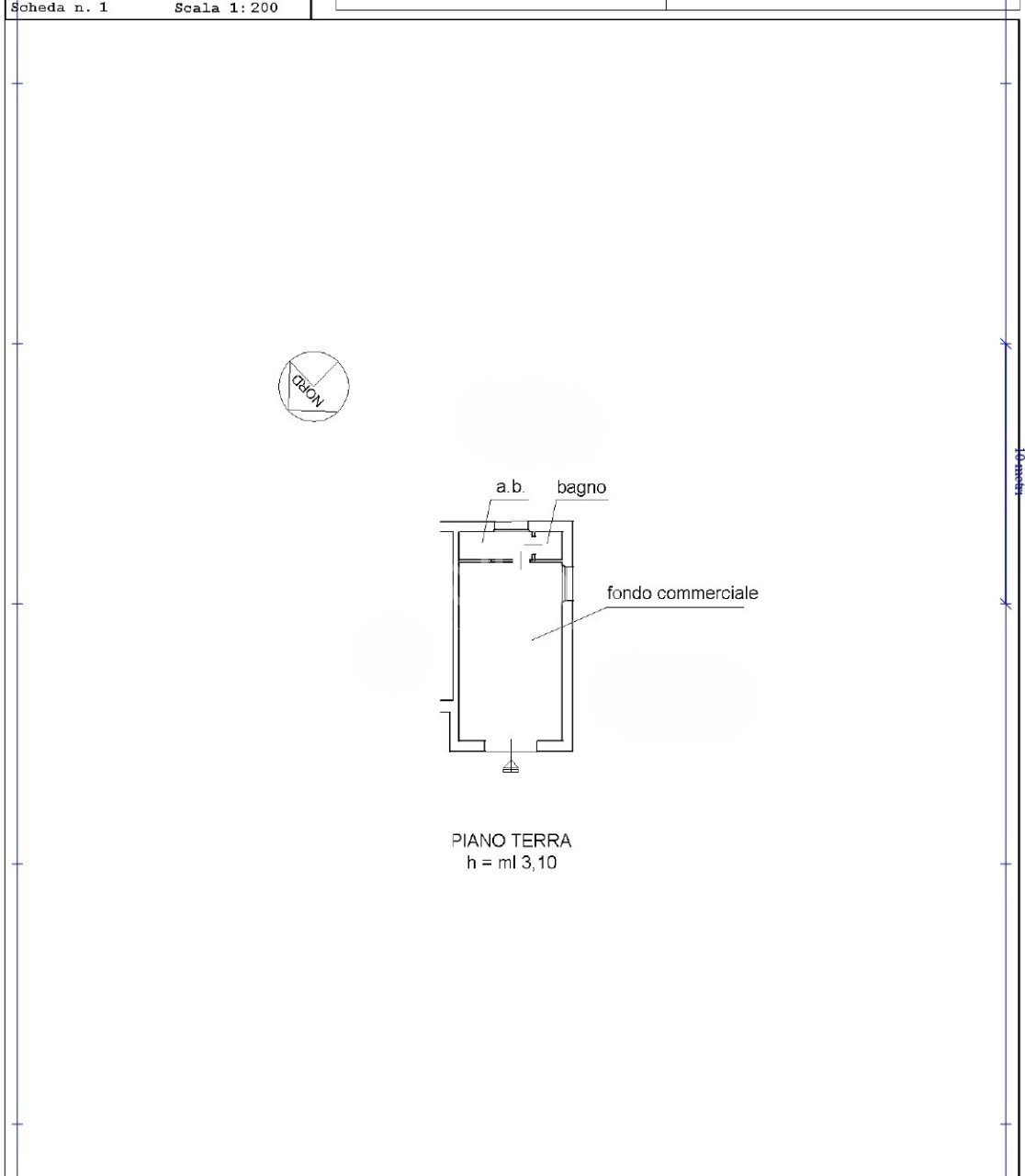 AFF14_LOCALE_COMMERCIALE_AFFITTO_VEZZANO - Locale Commerciale Vezzano Ligure - planimetria 1