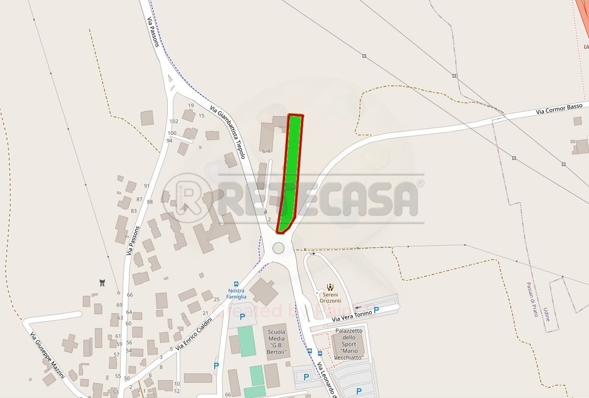 MAP - Building land Via Giovan Battista Tiepolo 8/11, Pasian di Prato - photo 3