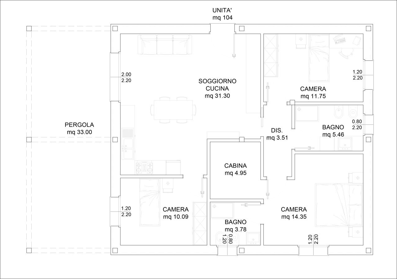 PIANTA.jpg - Casa indipendente Contrada Tesino, Offida - foto 3
