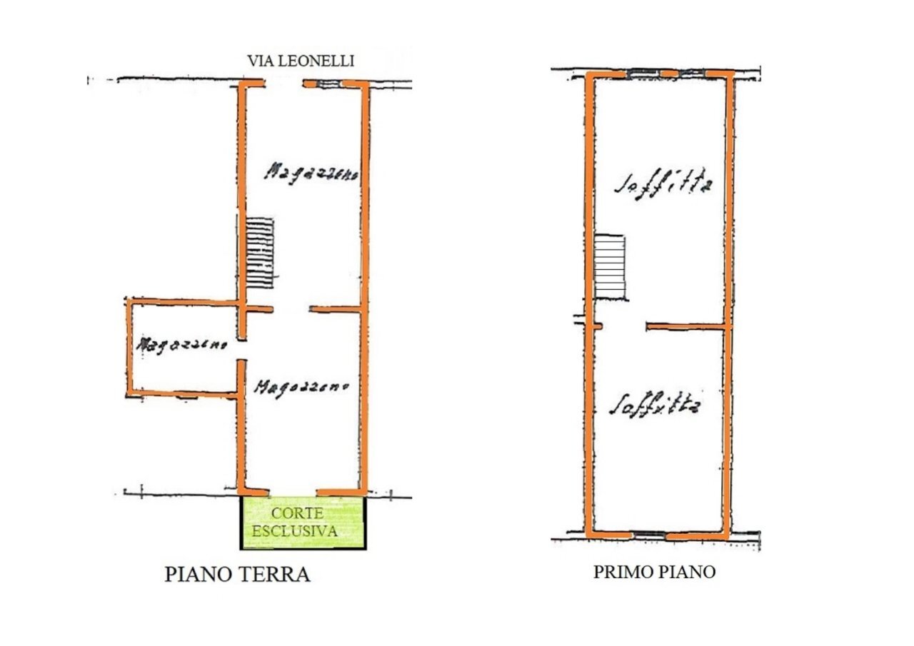 Piante pt e 1?_page-0001.jpg - Stable - Palace Via A. Leonelli, Crevalcore - floor plans 1
