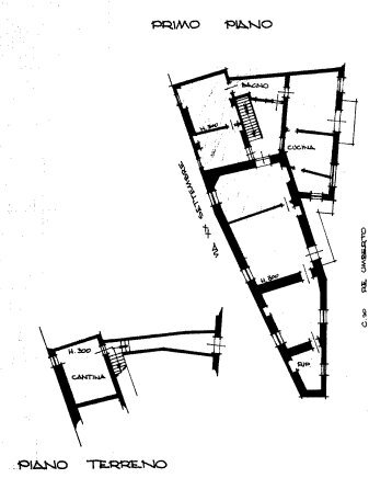 Planimetria alloggio - Appartamento Corso Re Umberto, 16, Verzuolo - planimetria 1