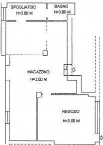 Locale Commerciale Via Siccardi, 3, Verzuolo - planimetria 1
