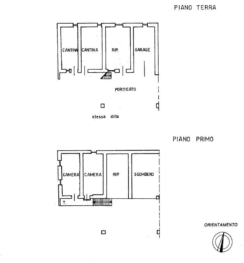 Rustico Magliano Alpi - planimetria 1