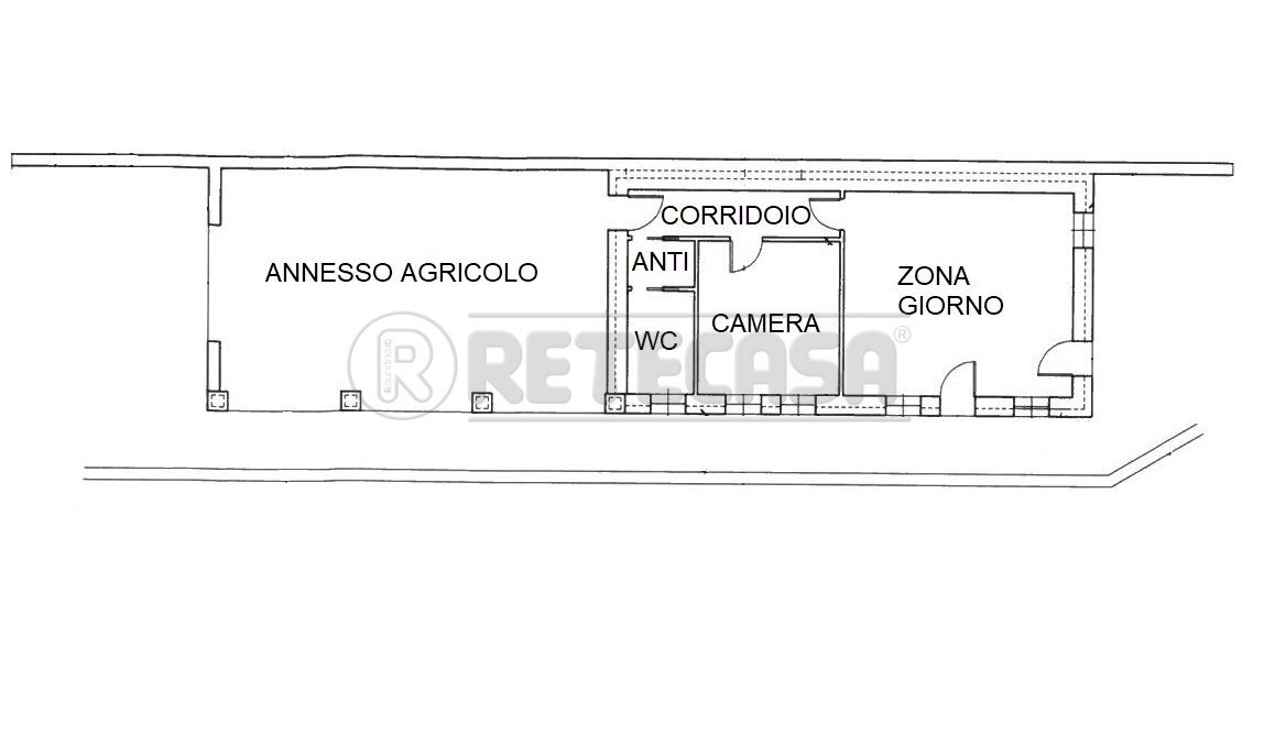 piantina - Terreno edificabile Via Bertola snc, Montorso Vicentino - planimetria 1