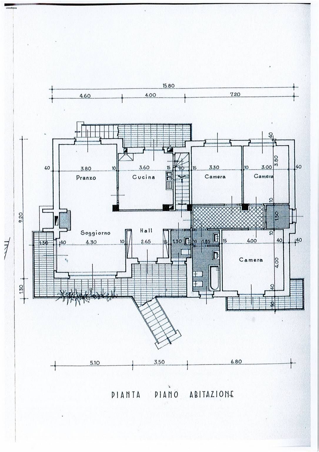 Villa via San Vittore, Rivalta di Torino - floor plans 1