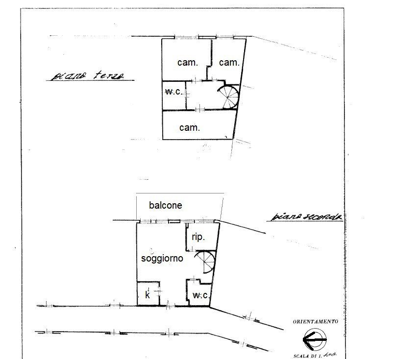Four-room apartment Micigliano - floor plans 1