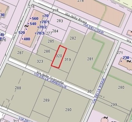 Mappa sito Comune dettaglio.jpg - Terreno edificabile Via della Risaia 238, Crevalcore - foto 2