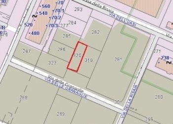 Mappa sito Comune dettaglio.jpg - Terreno edificabile Via della Risaia 238, Crevalcore - foto 2