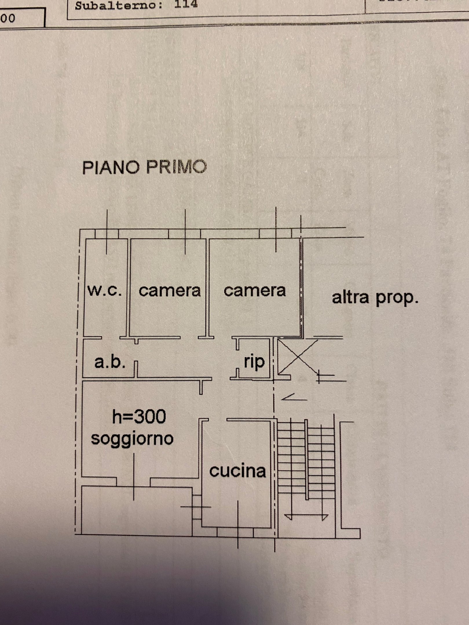 P - Four-room apartment via gamba, 16, Asti - floor plans 1