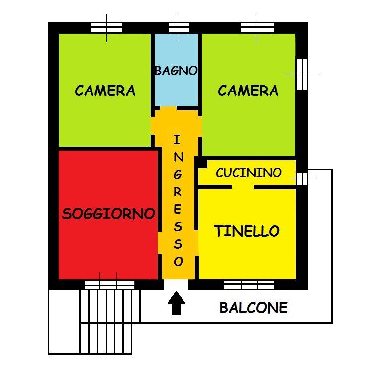 Villa via Alma, 44, Frabosa Sottana - planimetria 1