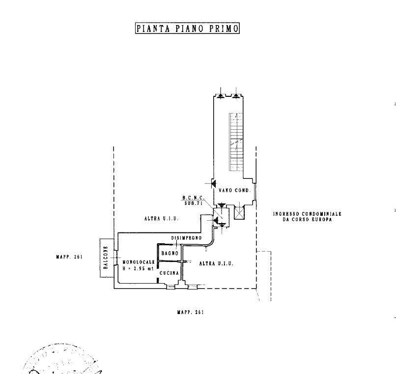 Immagine 2026-02-13 111425.jpg - Bilocale Corso Europa, Alassio - planimetria 1