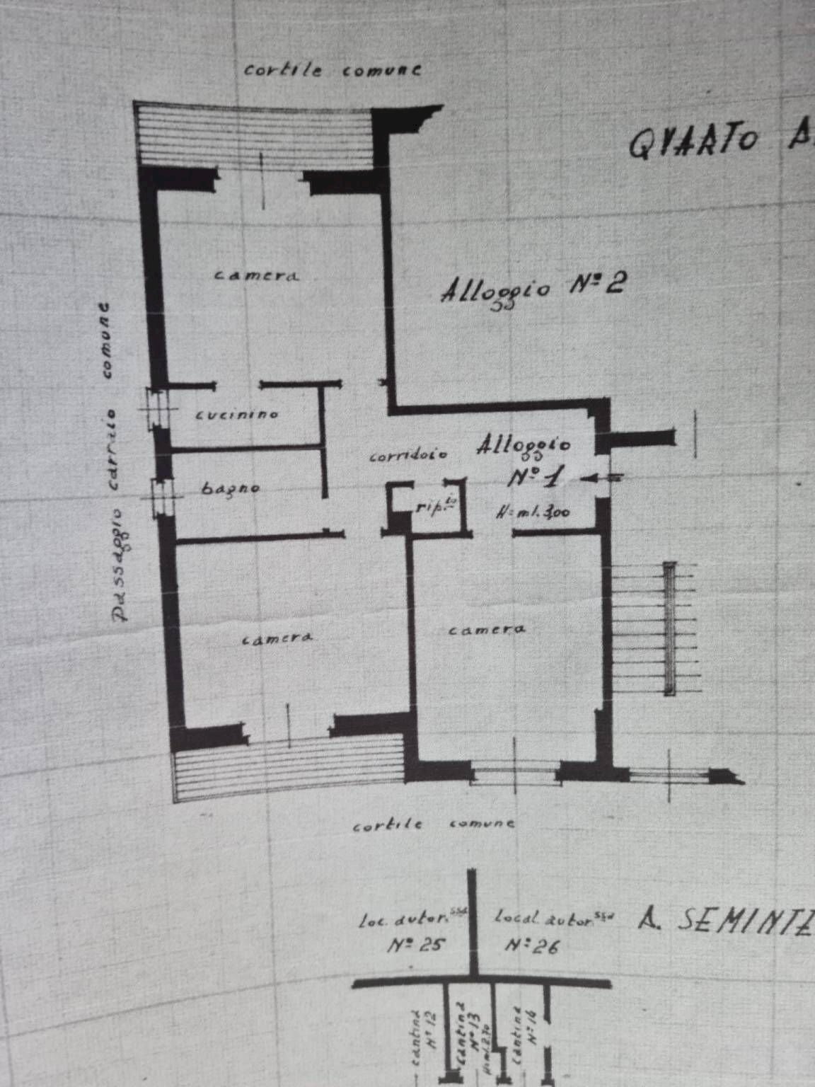 Trilocale Moncalvo - planimetria 1