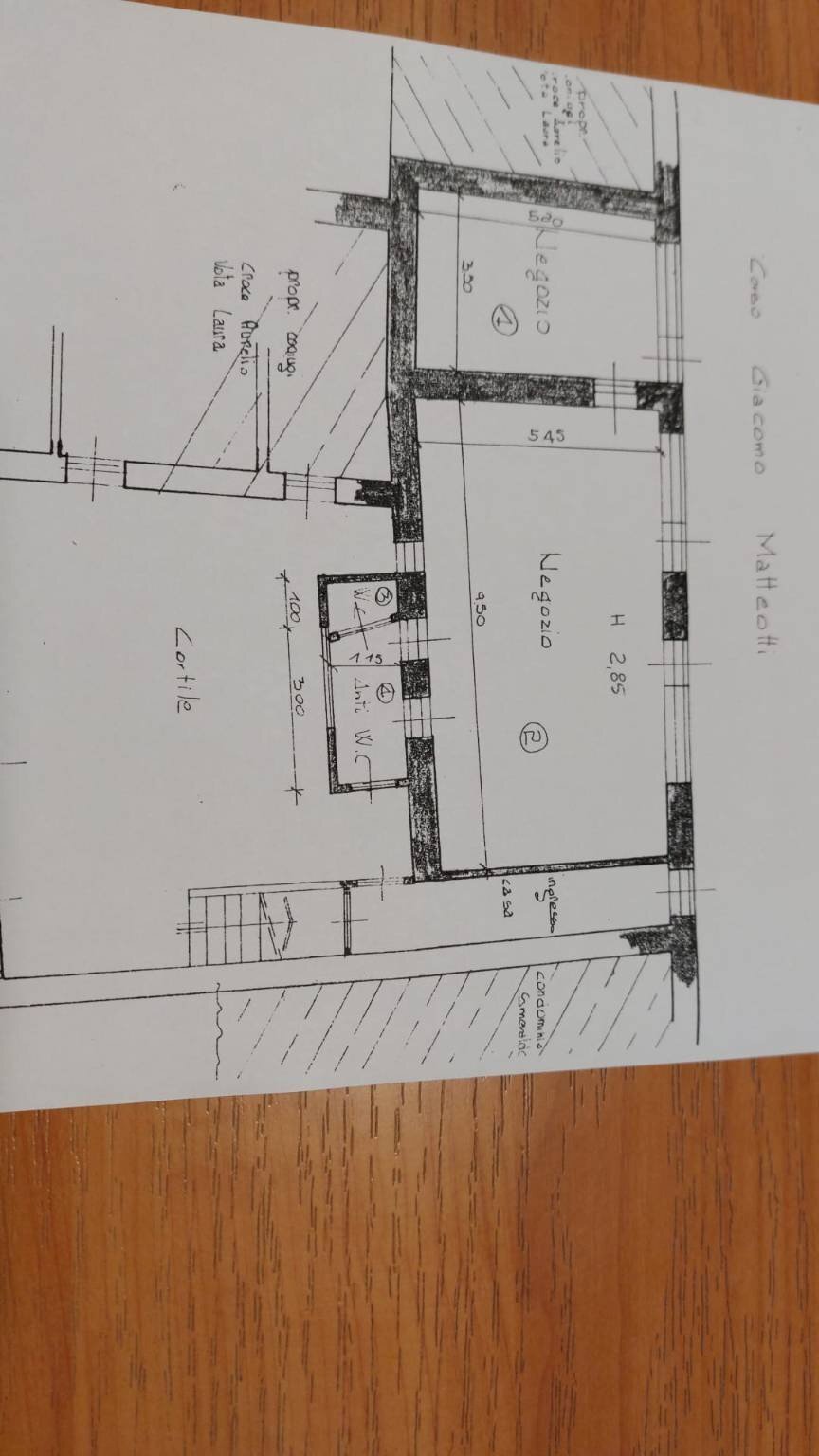 Bar - Tabacchi - Ricevitoria Favria - planimetria 1