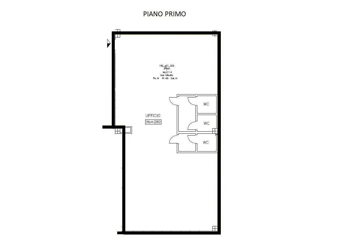 Pln sub 30 e 31.JPG - Ufficio Via magistrini 3, Castel Maggiore - planimetria 1