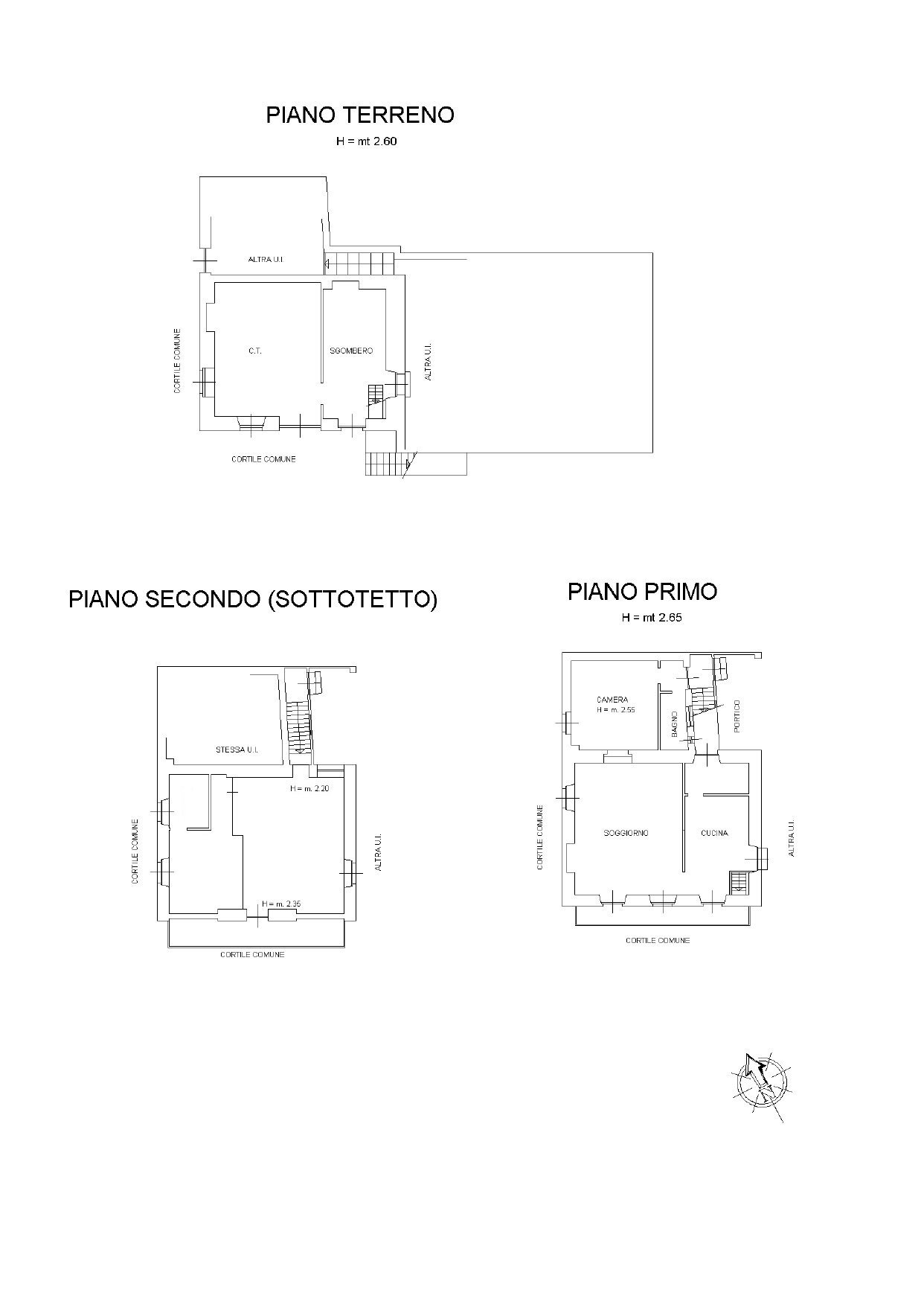 Casa indipendente via Generale Martinat, 6BIS, Perrero - planimetria 1