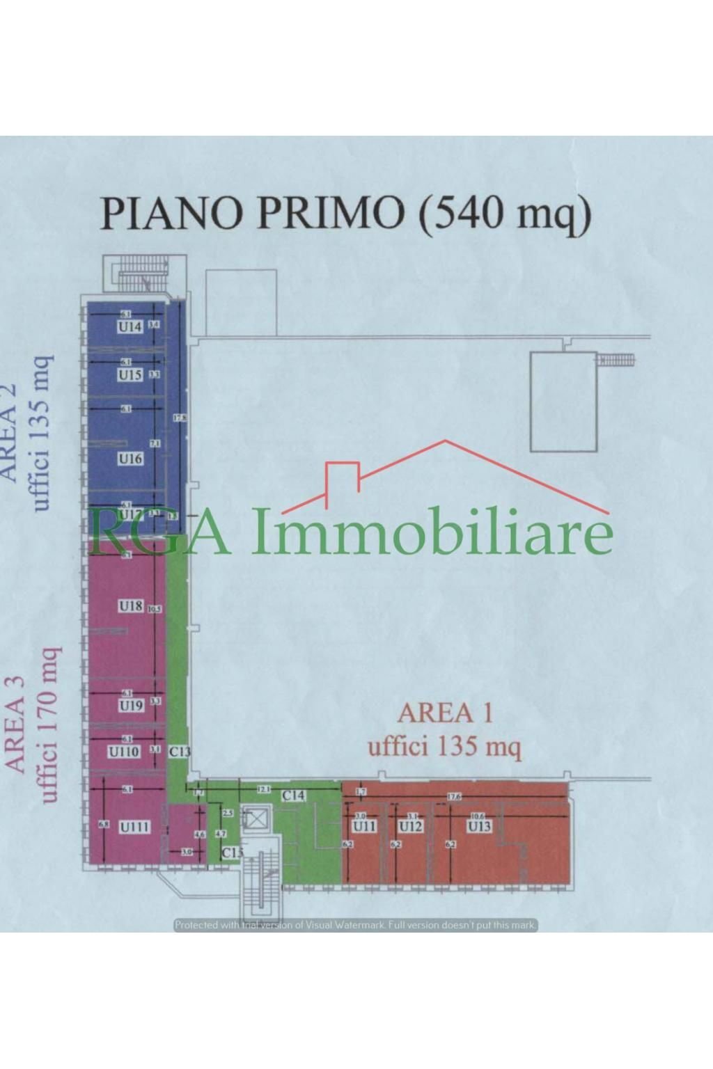 Office via Levata, 8, Seriate - floor plans 1
