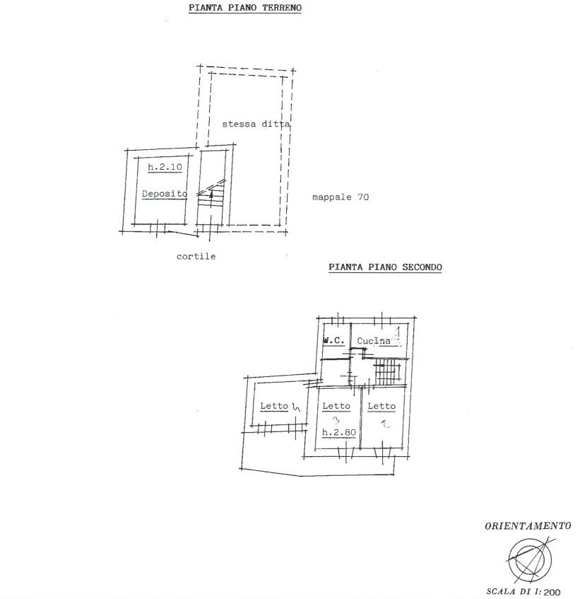 Casa semi indipendente Concentrico, Pradleves - planimetria 1