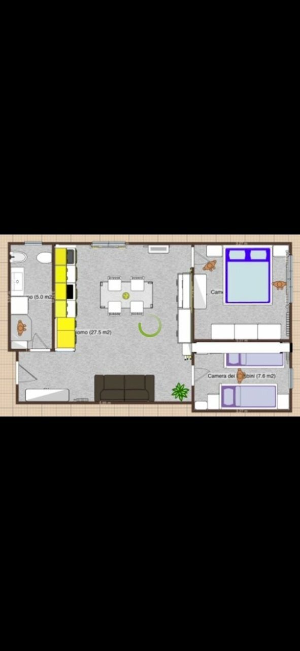 WhatsApp Image 2021-07-04 at 17.42.33.jpeg - Three-room apartment Via Privata Francesco Bogliolo 5, Alassio - floor plans 1