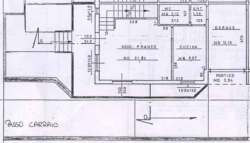 Terraced Villa Cervia - floor plans 1