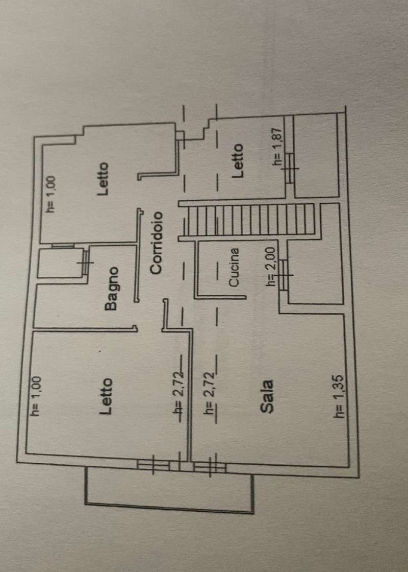 planimetria - Four-room apartment Via delle Plaje, Teramo - floor plans 1