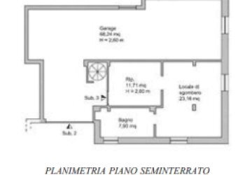 Planimetria Seminterrato.png - Villa all'asta Regione Enesi snc, Albenga - foto 10