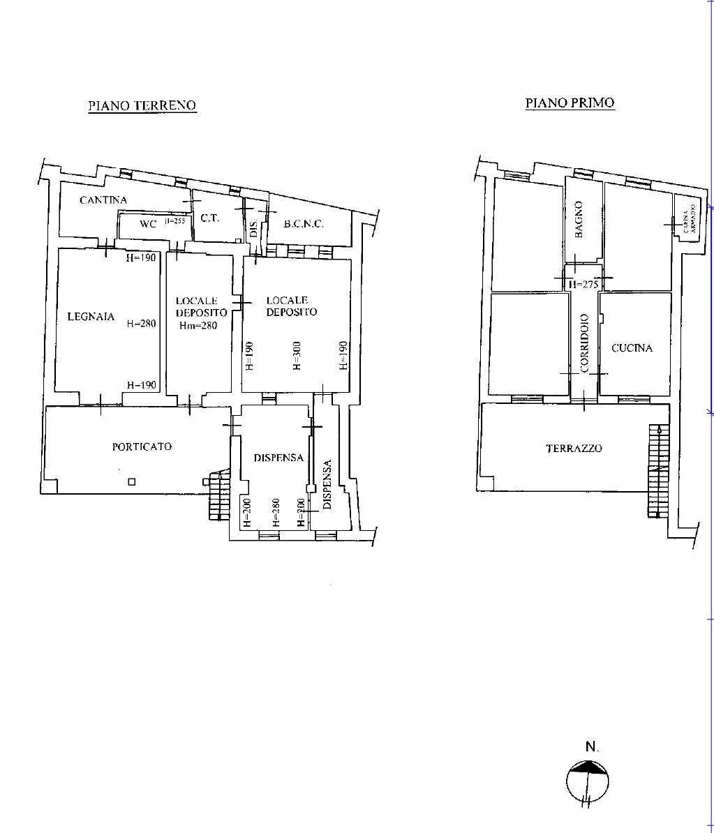 Terratetto - Terracielo Magliano Alpi - planimetria 1
