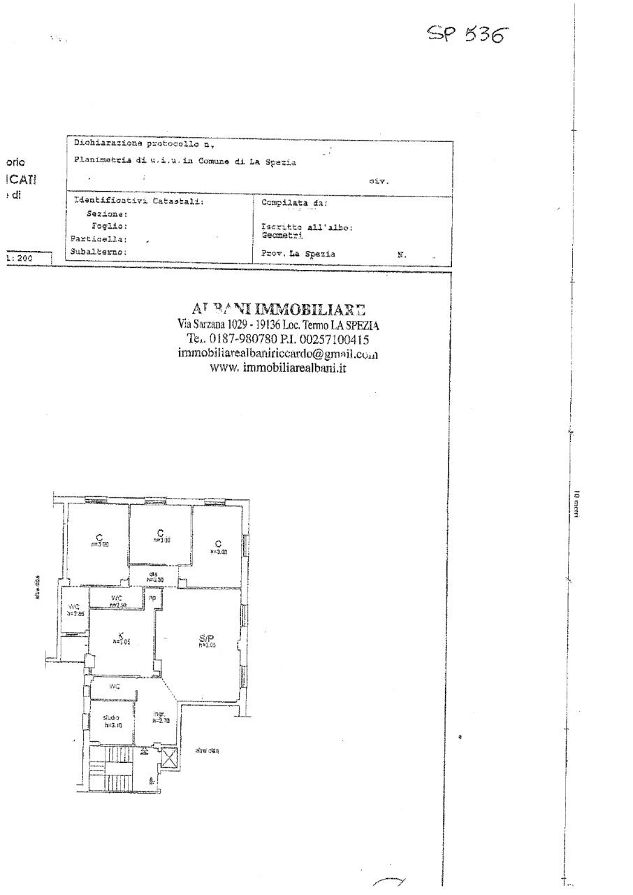 SP536_APPARTAMENTO_VENDITA_LASPEZIA_CENTRO - Appartamento La Spezia - planimetria 1
