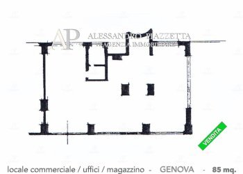 Planimetria - Shop Genova (neighborhood Quarto) - photo 10