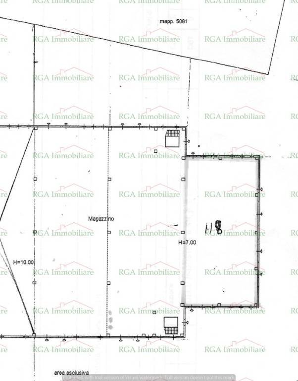 plan - Capannone via Circonvallazione Est, Stezzano - foto 3